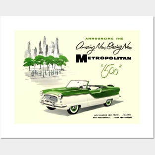 NASH METROPOLITAN - advert Posters and Art